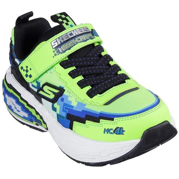 Pantofi sport copii Skechers Mega-craft 4k 402160L-LMBK, 29, Verde