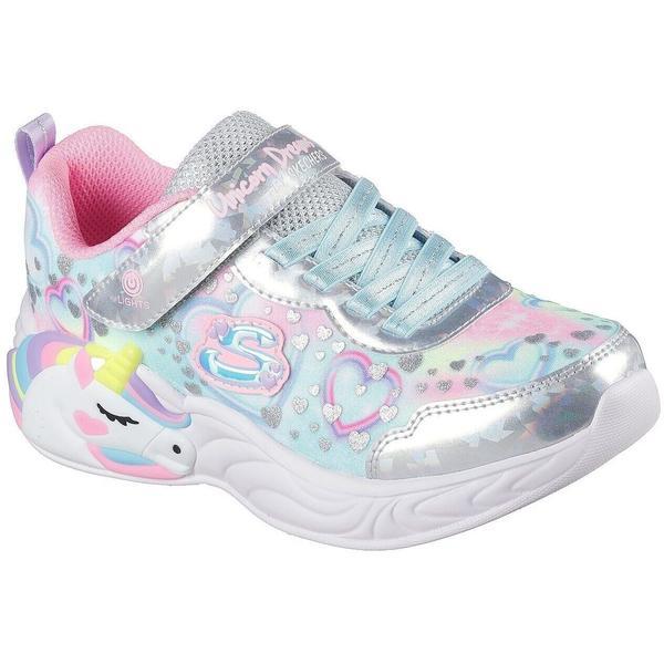 Pantofi sport copii Skechers S Lights-unicorn Dreams-hear 303063L-SMLT, 29, Multicolor