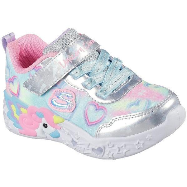 Pantofi sport copii Skechers S Lights-unicorn Charmer-lil 303064N-SMLT, 25, Multicolor