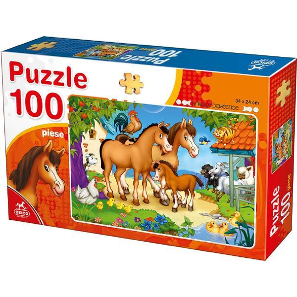 Puzzle 100. Animale domestice