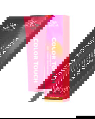 Vopsea de Par Demipermanenta - Wella Professionals Color Touch, Deep Browns, Light Blonde Brown Ash 8/71, 60 ml