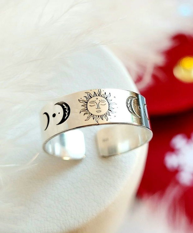 Colier/Choker argint 925 cu trandafir TURCOAZ