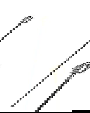 Baston din aluminiu cap de berbec