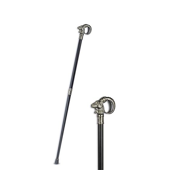Baston din aluminiu cap de berbec