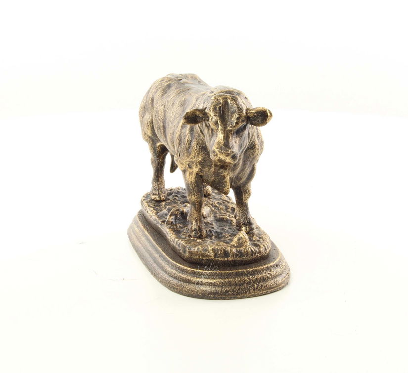 Taur-statueta din fonta