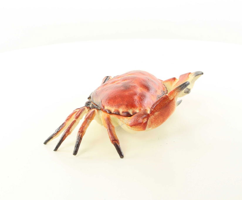 Caseta crab din fonta rosie