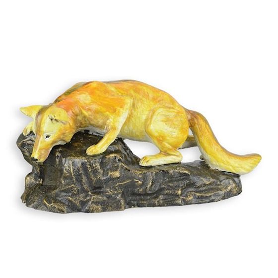 Vulpe-figurina decorativa din fonta