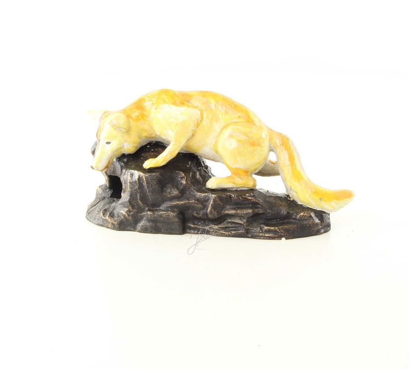 Vulpe-figurina decorativa din fonta