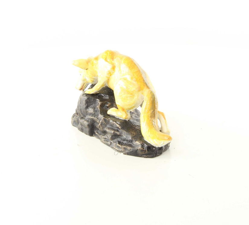 Vulpe-figurina decorativa din fonta