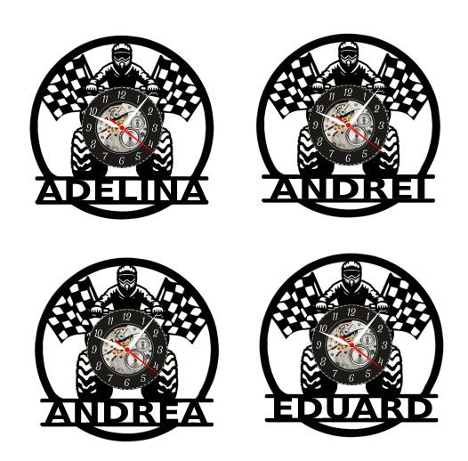 ATV-ceas de perete (personalizabil)