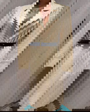 PARDESIU SUBTIRE NEW LOOK, IN SI BUMBAC, ELEGANT ,UMERI 40 CM,DESIGNER,MARIME 38