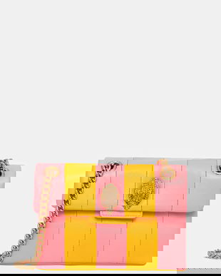 Kurt Geiger London geantă de piele KENSINGTON culoarea roz, 3582257109