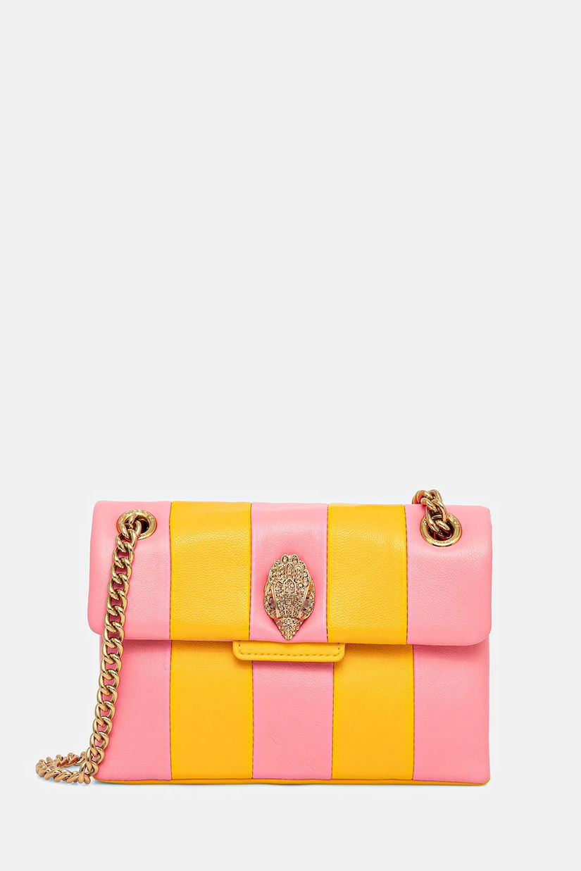 Kurt Geiger London geantă de piele KENSINGTON culoarea roz, 3582257109