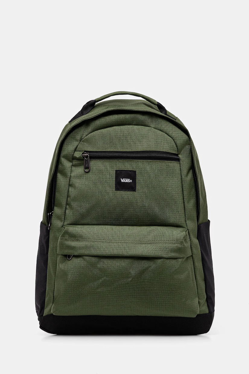 Vans rucsac culoarea verde, mare, uni, VN000H4ZEMU1