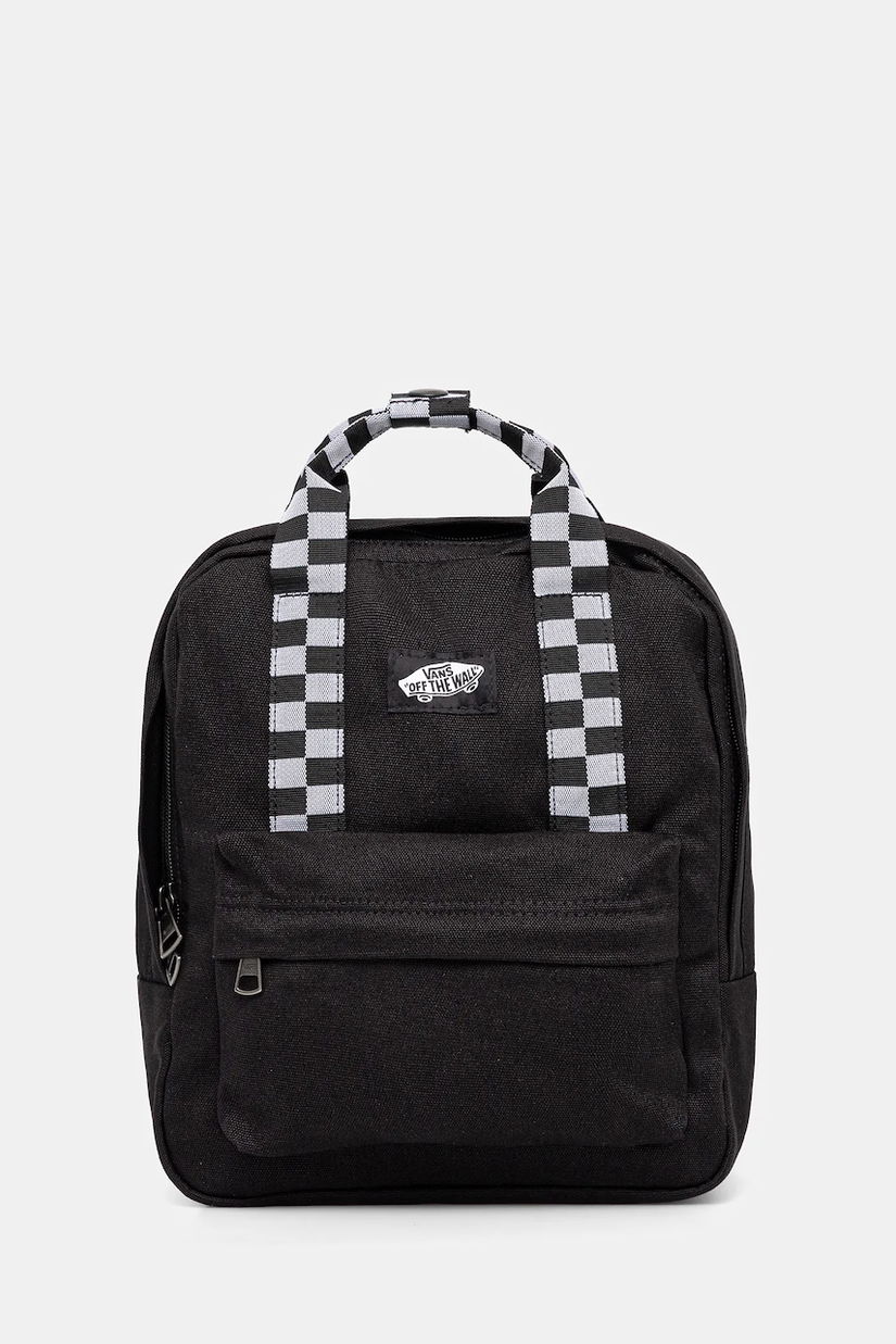 Vans rucsac culoarea negru, mic, cu imprimeu, VN000HDFY281