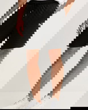 Puma pantaloni scurți din bumbac culoarea negru, 629654