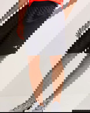 Puma pantaloni scurți de antrenament culoarea bleumarin, 682604