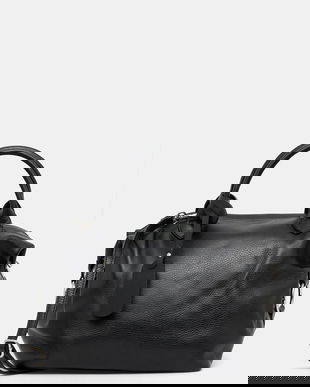 Answear.LAB poseta de piele culoarea negru