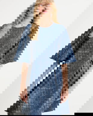 Gestuz rochie culoarea albastru marin, mini, evazati, 10910411