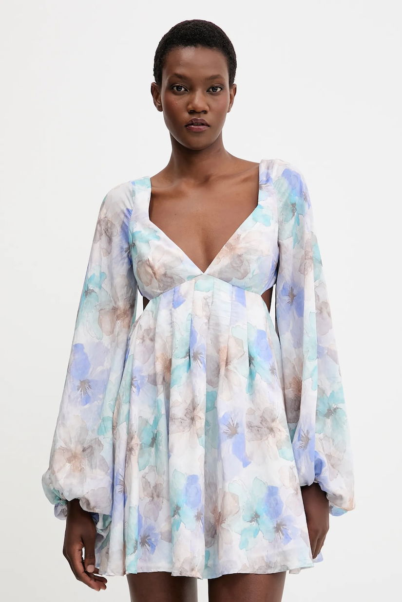 Bardot rochie mini, evazati, 59858DB2