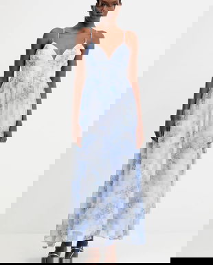 Bardot rochie maxi, evazati, 60023DB