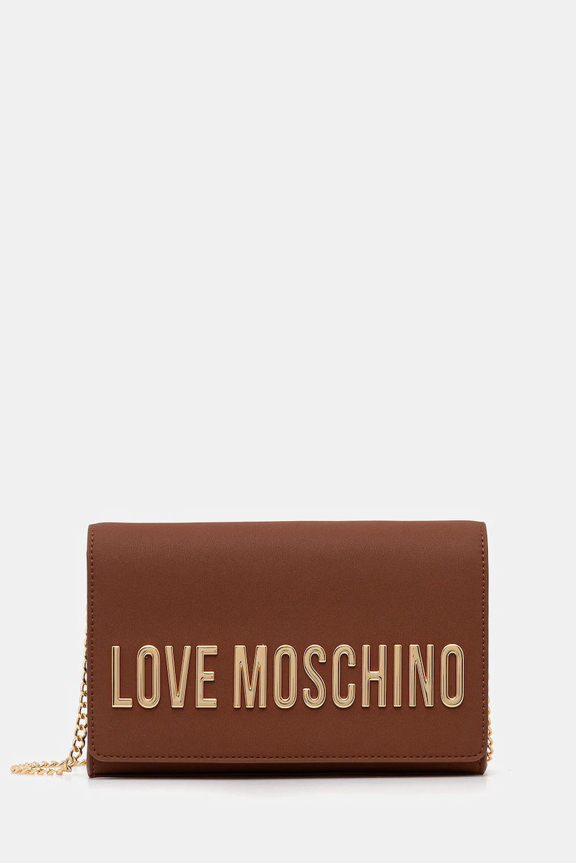 Love Moschino geantă culoarea maro, JC4103PP1NKD0312