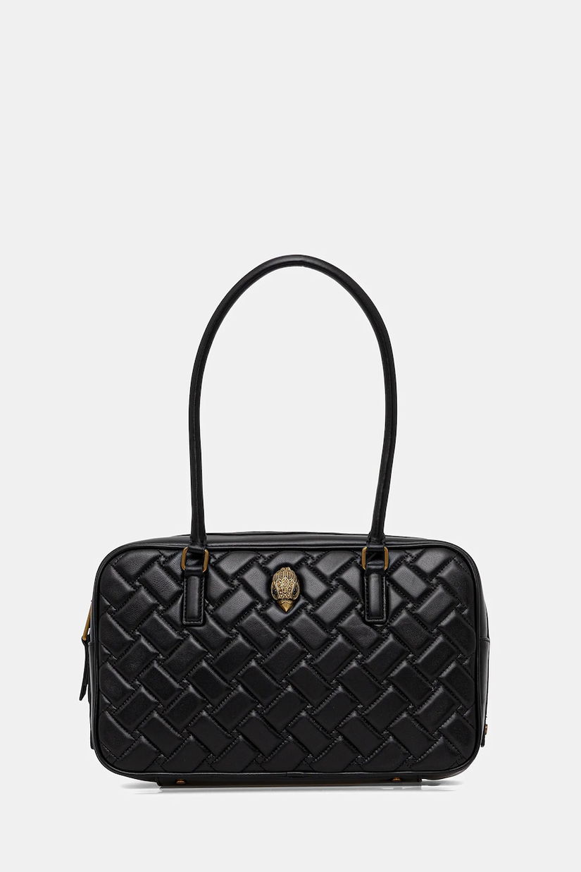 Kurt Geiger London geantă de piele KENSINGTON culoarea negru, 4702000109