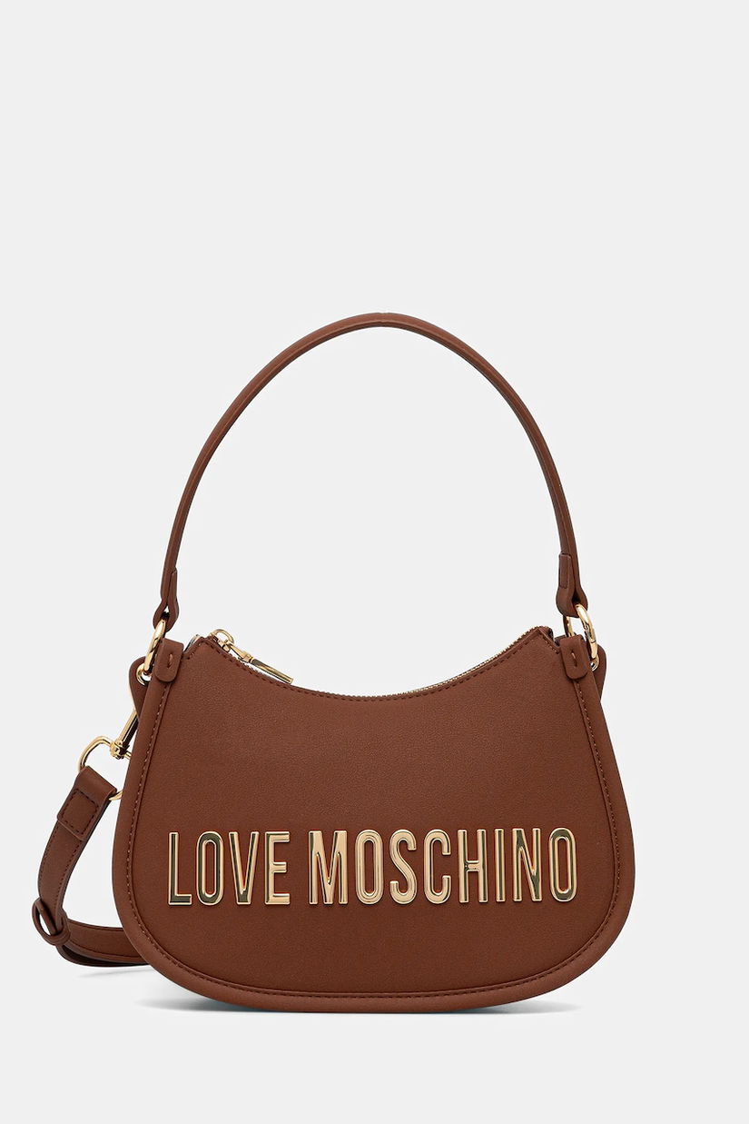 Love Moschino geantă culoarea maro, JC4027PP1NKD0312