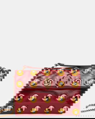 Kurt Geiger London geantă de piele KENSINGTON culoarea bordo, 4700250319