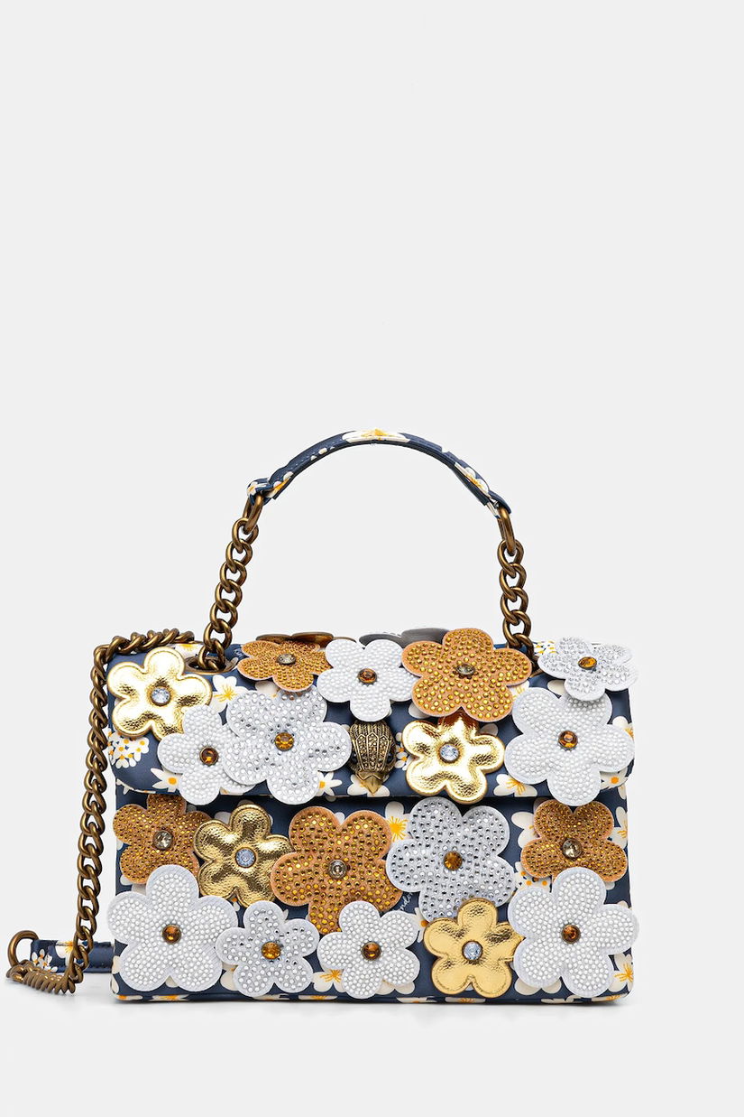 Kurt Geiger London geantă KENSINGTON culoarea albastru marin, 4700586069