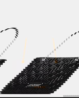 Love Moschino geantă culoarea negru, JC4145PP1NLA0000