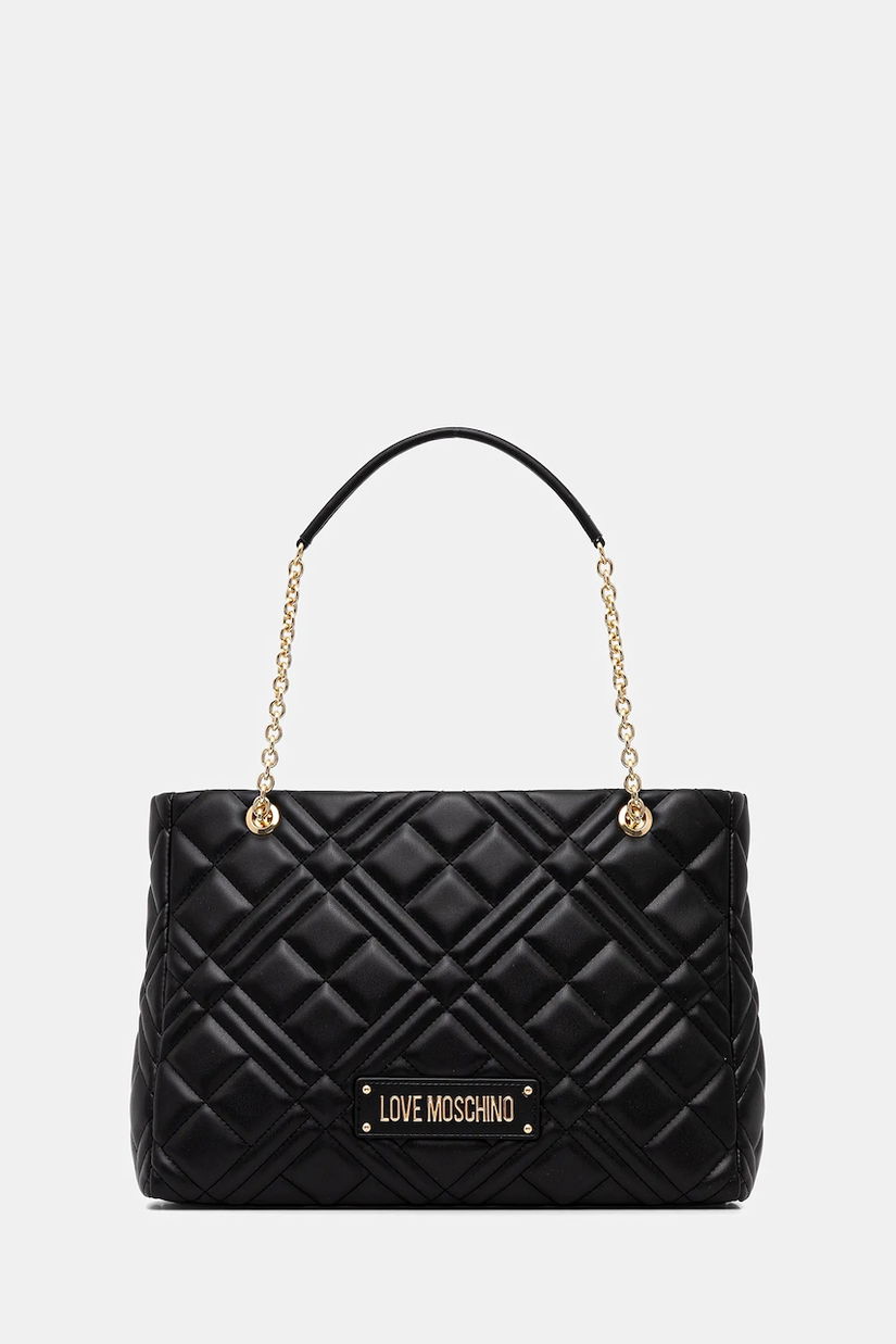 Love Moschino geantă culoarea negru, JC4145PP1NLA0000