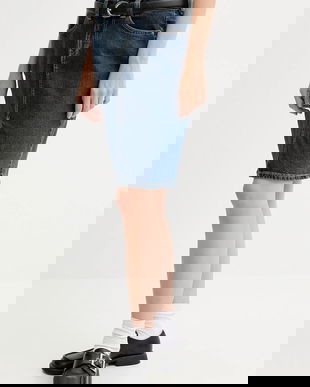 Levi's fustă jeans mini, creion, 003Z6