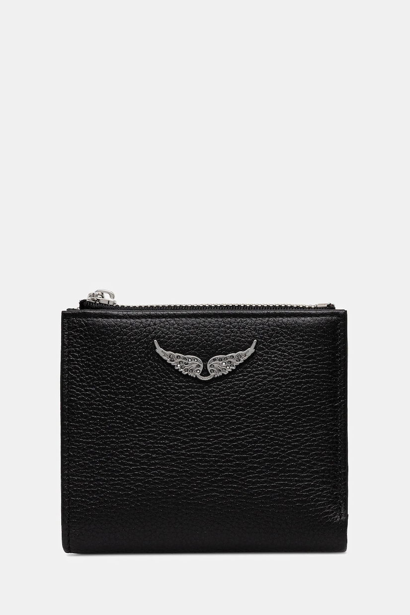 ZADIG&VOLTAIRE portofel de piele culoarea negru, LWSG03725