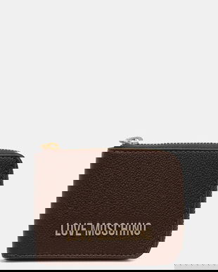 Love Moschino portofel culoarea maro, JC5639PP1NLD0301