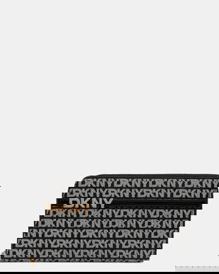 Dkny portofel culoarea negru, R5215M28