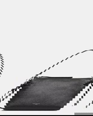 Gianni Chiarini poșetă de piele BRINA culoarea negru, BS.11761.GRN