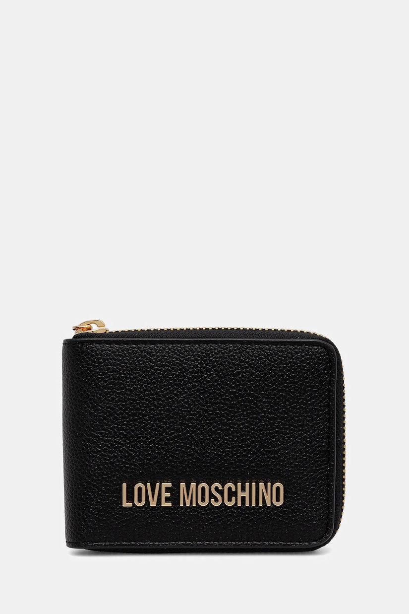 Love Moschino portofel culoarea negru, JC5639PP1NLD0000