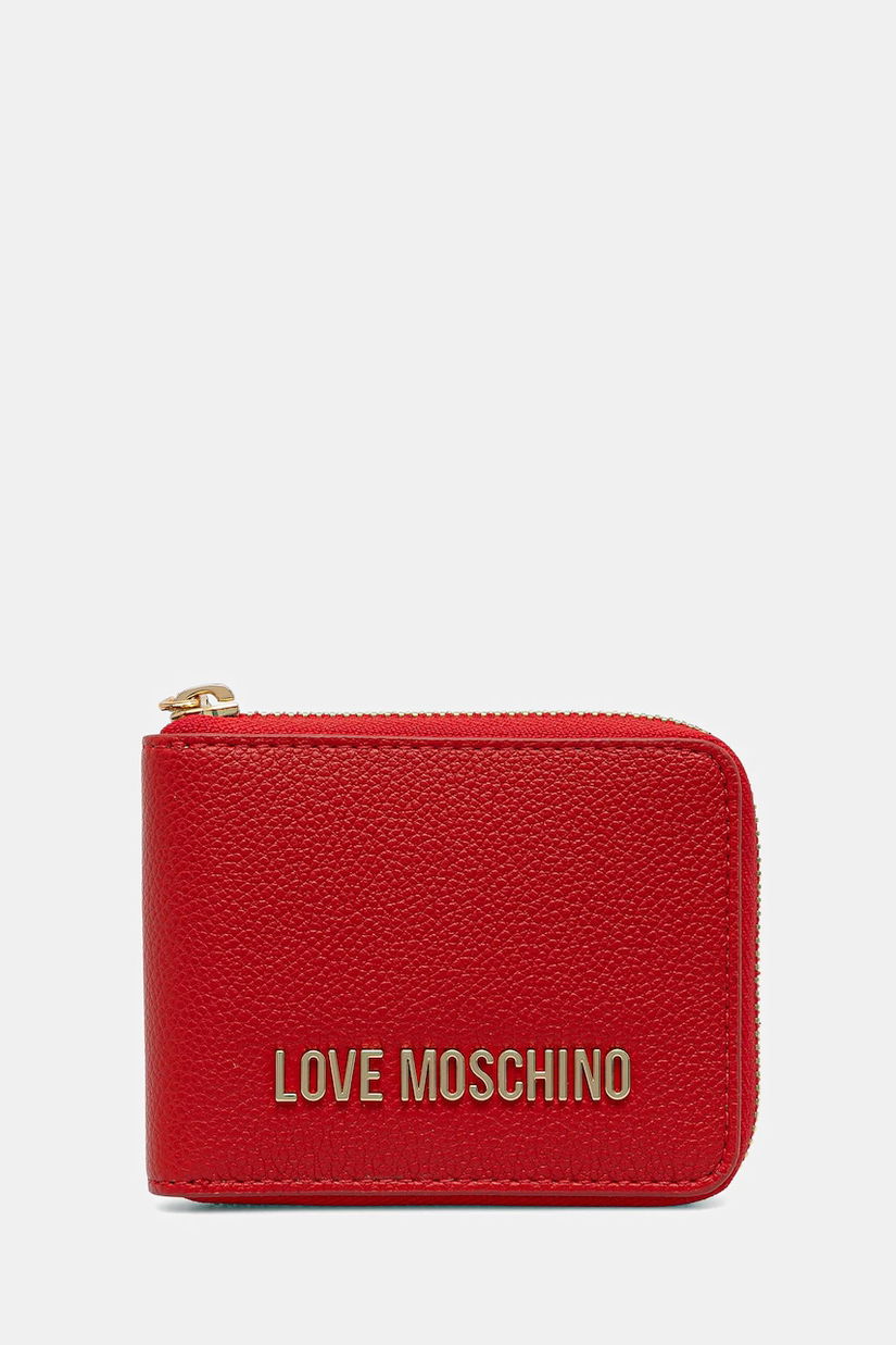Love Moschino portofel culoarea roșu, JC5639PP1NLD0500