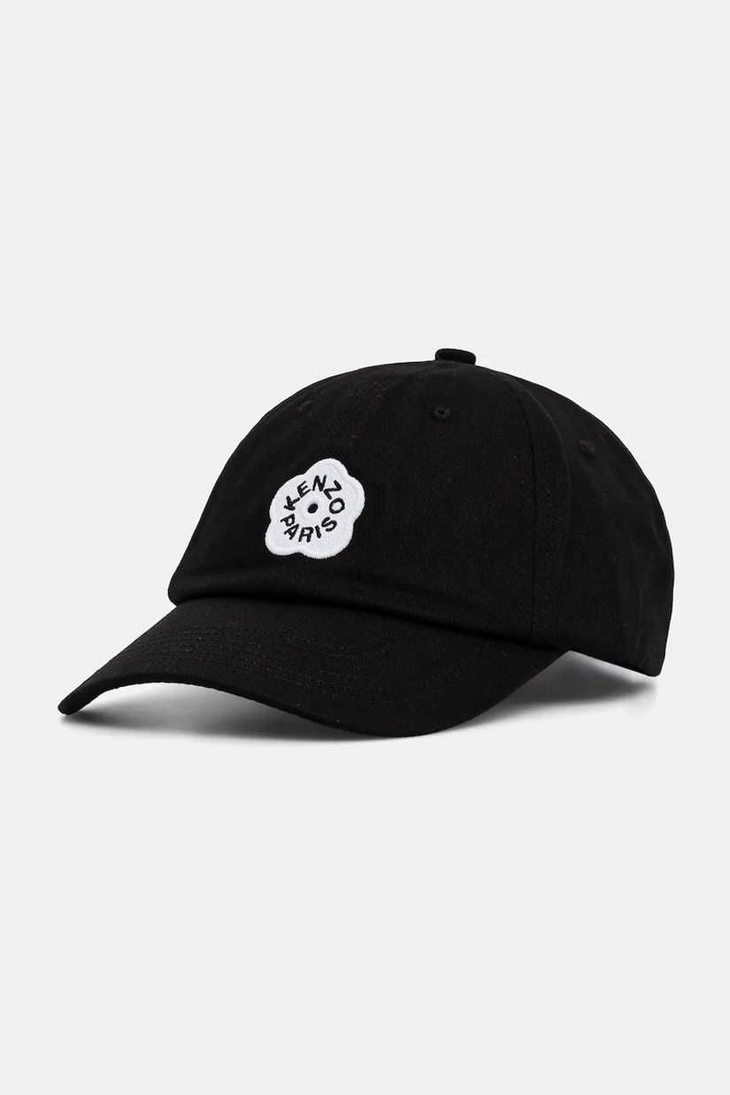 Kenzo șapcă de baseball din bumbac culoarea negru, FF58AC411F34