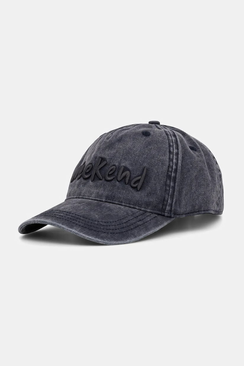 Weekend Max Mara șapcă de baseball din bumbac BRUNO culoarea bleumarin, 2525576024600