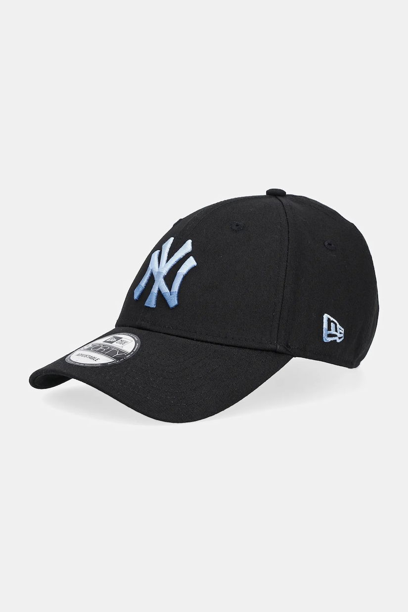New Era șapcă de baseball din bumbac culoarea negru, 60691277