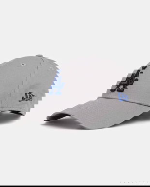 New Era șapcă de baseball din bumbac culoarea gri, 60691275