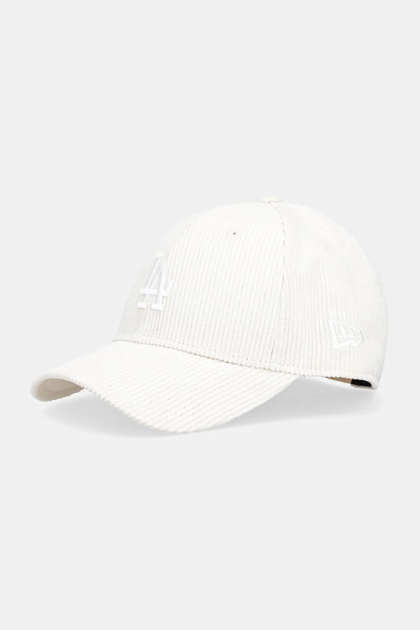 New Era șapcă de baseball din catifea culoarea bej, 60691060