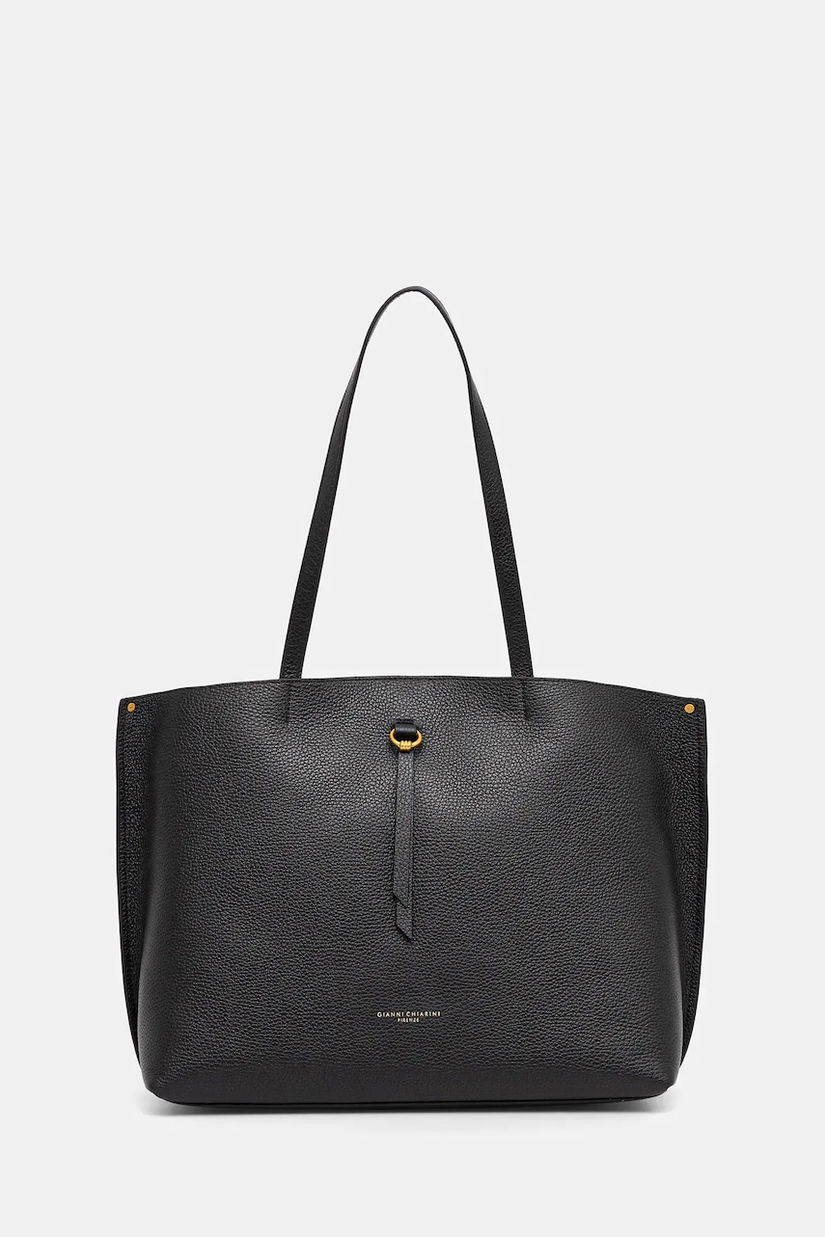 Gianni Chiarini poșetă de piele EGLE culoarea negru, BS.11485.GRN