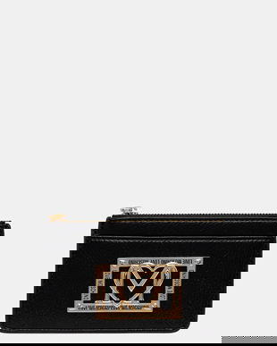 Love Moschino portofel culoarea negru, JC5606PP1NLI0000