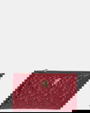 Kurt Geiger London portofel de piele KENSINGTON culoarea bordo, 4703950319