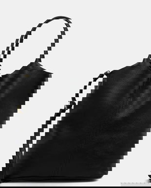 Answear.LAB poseta de piele culoarea negru