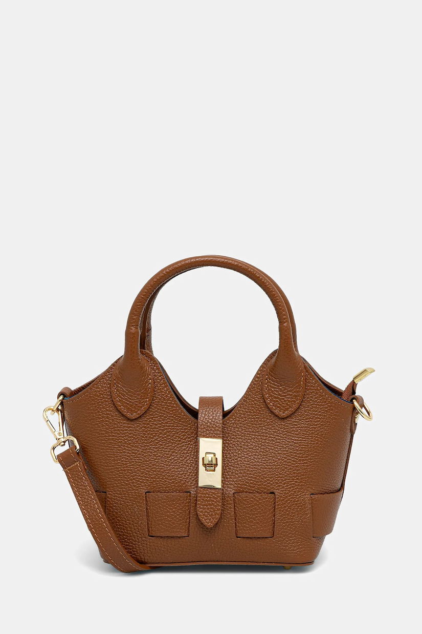 Answear.LAB poseta de piele culoarea maro