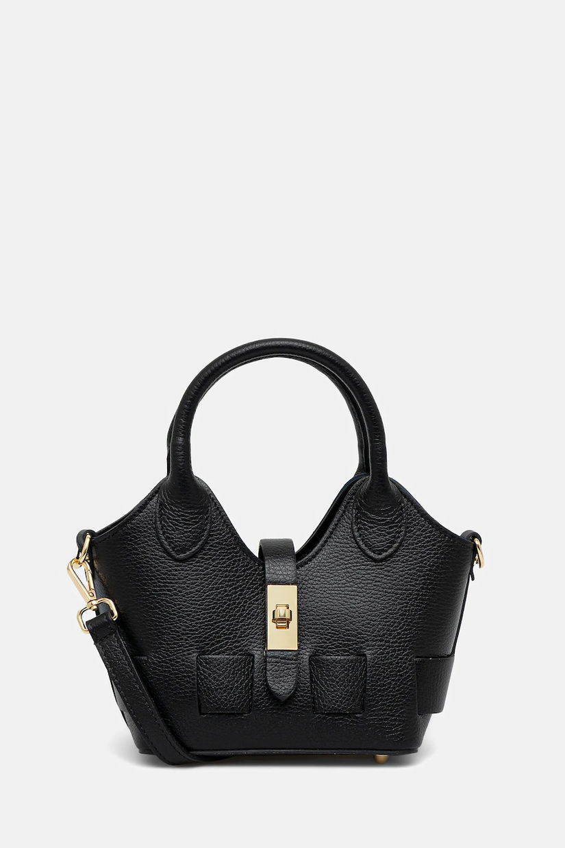 Answear.LAB poseta de piele culoarea negru